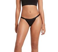 Boody | Women's LYOLYTE Hi-Cut Bikini Briefs | Organic Bamboo Underwear | Seamless Knickers | Black | X-Small | Single