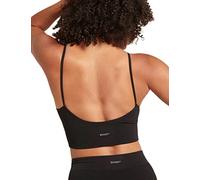 Boody | Women's LYOLYTE Ribbed Low Back Bra | Organic Bamboo Underwear | Seamless Bra | Black | Large | Single