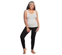 Boody | Women's Tank Top | Organic Bamboo | Loungewear Basics | Light Grey Marl | Medium