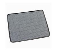 BooeDareno Dog Cooling Mat Summer Pet Cold Bed Extra Large For Small Big Dogs Pet Accessories Cat Durable Blanket Sofa Cat Ice Pad Blanket(Dark Grey,XS 40x30cm)