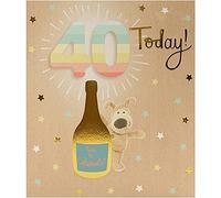 Boofle 40th Birthday Card Birthday Card 40th - Birthday Card for Him - Birthday Card for Her - Happy 40th Birthday