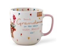 Boofle 62656 Best, Cute Hot Drinks, Ideal Birthday, Christmas, Thanksgiving Gift for Grandma, Novelty Tea Mug-Ceramic, 320ml