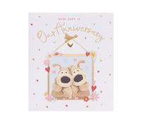 Boofle | Anniversary Card | Happy Anniversary | Her/Him | Cute Design | With Envelope | 165 x 190 mm