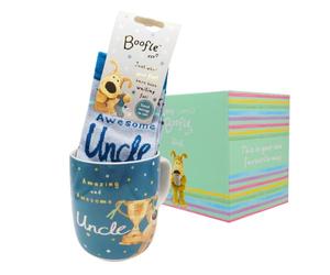 Boofle Awesome Uncle Mug & Socks Gift Set Cute Socks & Boofle Mug In Gift Box BOOFMSUNC