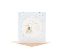 Boofle | Baby Boy Congratulations Card | Newborn Gifts | For New Parents | Sweet Design | With Envelope | 143 x 165 mm