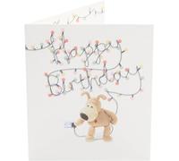 Boofle | Birthday Card | Birthday Writing in Fairy Lights Design