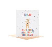 Boofle | Birthday Card for Dad | Happy Birthday Gifts | Him, Boys, Men | Cute Design | With Envelope | 165 x 190 mm