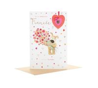 Boofle | Birthday Card for Fiancé | Happy Birthday Gifts | Her/Him | Cute Design | With Envelope | 171 x 260 mm