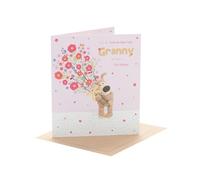 Boofle | Birthday Card for Granny | Cute Design | With Envelope | Happy Birthday Gifts | Greeting Card | Her/Girls/Women | 165 x 190 mm