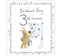 Boofle Brilliant Boy 3rd Birthday Greeting Card Cute Range Greetings Cards