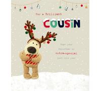 Boofle Brilliant Cousin Adorable Cute Reindeer Christmas Greeting Card 771143