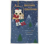 Boofle | Brother & Girlfriend Christmas Card | Festive Character Design | Romantic Christmas Card for Brother & Girlfriend | With Envelope | 149 x 229 mm
