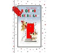 Boofle Brother & Sister-In-Law Christmas Greeting Card Cute Xmas Cards