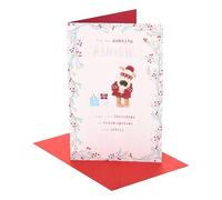 Boofle | Christmas Card for Auntie | Xmas Presents | Her/Him | Cute Design | With Envelope | 21 x 13.7 cm