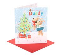 Boofle | Christmas Card for Daddy | Xmas Presents | Him, Boys, Men | Cute Design | With Envelope | 18.4 x 15.9 cm