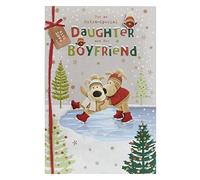 Boofle Christmas Card for Daughter & Boyfriend - Cute Design