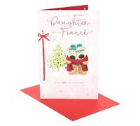 Boofle | Christmas Card for Daughter & Fiancé | Cute Design | With Envelope