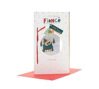 Boofle | Christmas Card for Fiancé | Cute Design | Xmas Presents | Greeting Card |Him/Boys/Men | With Envelope