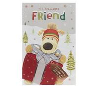 Boofle Christmas Card for Friend - Cute Design