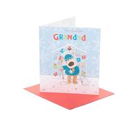 Boofle | Christmas Card for Grandad | Xmas Presents | Him, Boys, Men | Cute Design | With Envelope | 18.4 x 15.9 cm