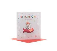 Boofle Christmas Card For The Cat - Cute Design