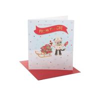 Boofle | Christmas Card from the Cat | Cute Design | With Envelope