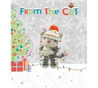 Boofle Christmas Card From The Cat To Pet Parent Cute Xmas Greeting Cards Festive Design, Charming Message, Eco-Friendly, Keepsake, Heartfelt Sentiments, Feline Friend