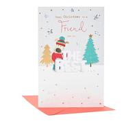 Boofle | Christmas Greeting Card for A Friend | Cute Design | With Envelope