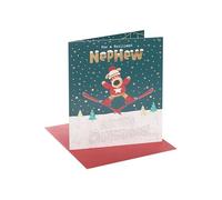 Boofle | Christmas Greeting Card for Nephew | Ski Adventure Design