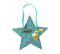 Boofle Daddy, Wall Hanging Ribbon, Meaningful Plaque Idea, Wooden Decoration Gift for House Warming, Christmas, New Year, Handmade Keepsake, MDF
