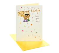 Boofle | Easter Card for Wife | Easter Card | Her, Girls, Women | Cute Design | With Envelope | 14.9 x 22.9 cm