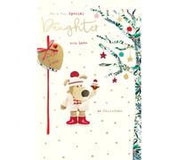 Boofle Embellished Christmas Card for a Very Special Daughter - With Love at Christmas