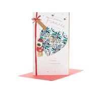 Boofle Embellished My Very Gorgeous Fiancée Cuddly Cute Christmas Greeting Card