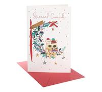 Boofle Embellished To A Special Couple Snuggly Love Cute Christmas Greeting Card
