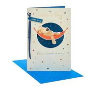 Boofle | Father's Day Card | Card for Dad, Grandad, Husband | Him, Boys, Men | Cute Design | With Envelope | 16.5 x 25.4 cm