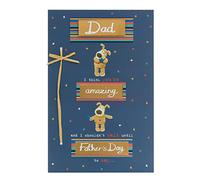 Boofle | Father's Day Card for Dad | Card for Dad, Grandad, Husband | Him, Boys, Men | Cute Design | With Envelope | 165x254mm