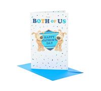Boofle Father's Day Card for Dad from Both of Us - Cute Design