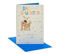 Boofle Father's Day Card for Dad from Daughter | Cute Design With Envelope