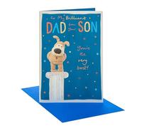 Boofle | Father's Day Card for Dad From Son | Cute Design | With Envelope