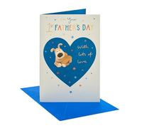 Boofle Father's Day Card for First Fathers Day | Cute Design With Envelope
