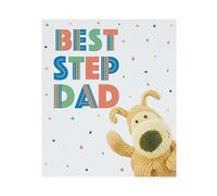 Boofle | Father's Day Card For Step Dad | Multicoloured Stars Design