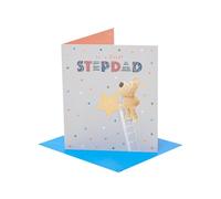 Boofle | Father's Day Card for Stepdad | Cute Design | With Envelope