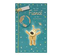 Boofle Fiance Birthday Card - Cute Birthday Card for Him - Best Fiance Birthday Card