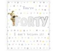 Boofle Forty Birthday Card