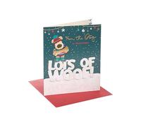 Boofle From The Dog Lots Of Woof Cute Christmas Greeting Card