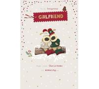 Boofle | Girlfriend Christmas Card | Festive Design | Romantic Christmas Card for Girlfriend | With Envelope | 149 x 229 mm