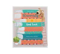Boofle Good Luck At University Card For Her/Female/Friend With Envelope - Cute Design