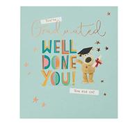 Boofle Graduation Card - 'Well Done You' - Cute Design for Male or Female