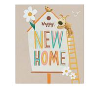 Boofle Happy New Home Greetings Card - Cute Congratulations with Design, 672938-0-1, Multi