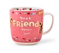 Boofle Hot Drinks, Coffee or Tea Mug with a Lovely Message, Novelty Birthday Gift for Best Friend-Ceramic, 1 Count (Pack of 1)